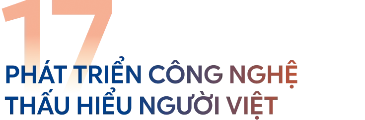 Phát triển công nghệ thấu hiểu người Việt