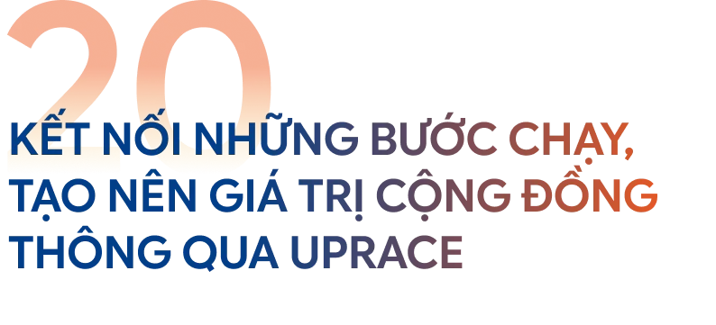 Kết nối những bước chạy, tạo nên giá trị cộng đồng thông qua UpRace