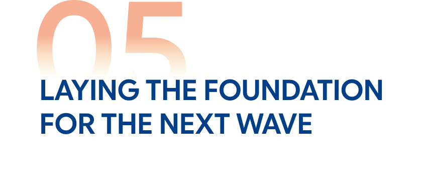 Laying the foundation for the next wave